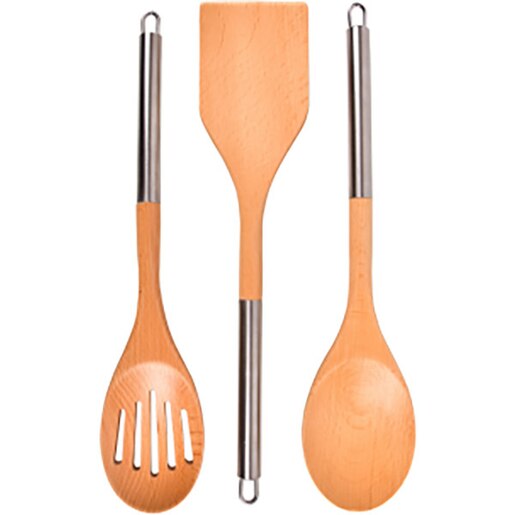 Set ustensile bucatarie MYRIA MY4461, 3 piese, lemn, maro Set ustensile bucatarie MYRIA MY4461, 3 piese, lemn, maro