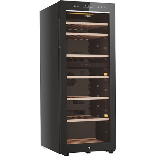Racitor de vinuri HAIER HWS77GDAU1, 77 sticle, H 127 cm, Clasa G, Wi-Fi, negru Racitor de vinuri HAIER HWS77GDAU1, 77 sticle, H 127 cm, Clasa G, Wi-Fi, negru