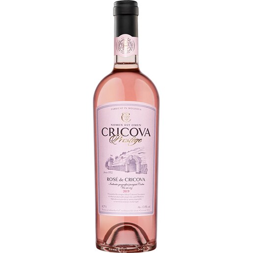Vin rose sec Cramele Cricova Prestige 2020, 0.75L Vin rose sec Cramele Cricova Prestige 2020, 0.75L