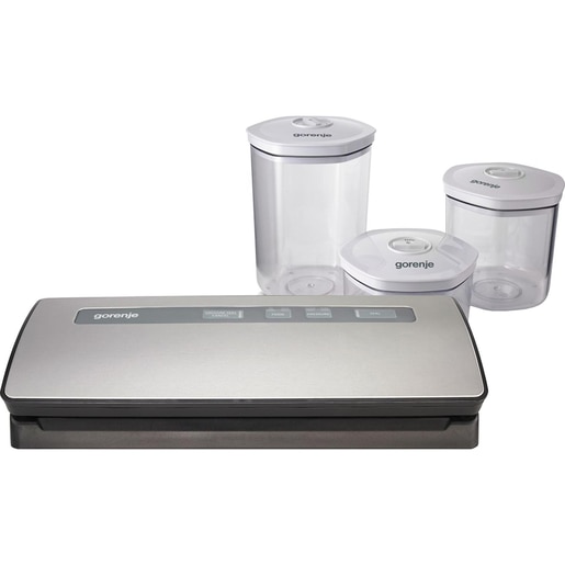 Aparat de vidat GORENJE VS120ES, 120W, argintiu-negru Aparat de vidat GORENJE VS120ES, 120W, argintiu-negru