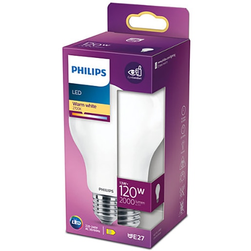 Bec LED PHILIPS A67, E27, 13W, 2000lm, lumina calda Bec LED PHILIPS A67, E27, 13W, 2000lm, lumina calda
