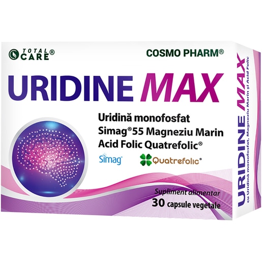 Supliment Uridine Max, 30 capsule, COSMO PHARM Supliment Uridine Max, 30 capsule, COSMO PHARM