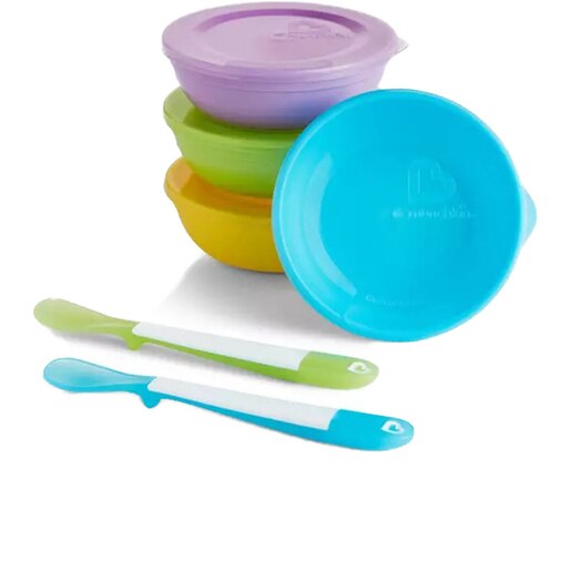 Set de hranire MUNCHKIN Love a Bowls 012106, 4 luni+, 6 piese, multicolor Set de hranire MUNCHKIN Love a Bowls 012106, 4 luni+, 6 piese, multicolor