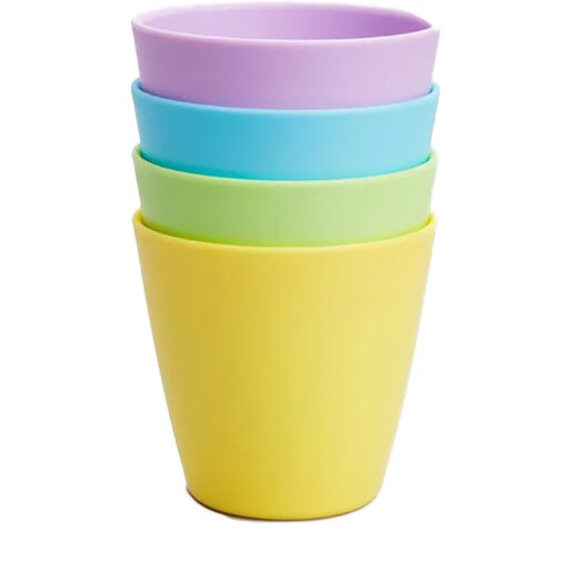 Set pahare MUNCHKIN 051762, 18 luni+, 237ml, 4 buc, multicolor Set pahare MUNCHKIN 051762, 18 luni+, 237ml, 4 buc, multicolor