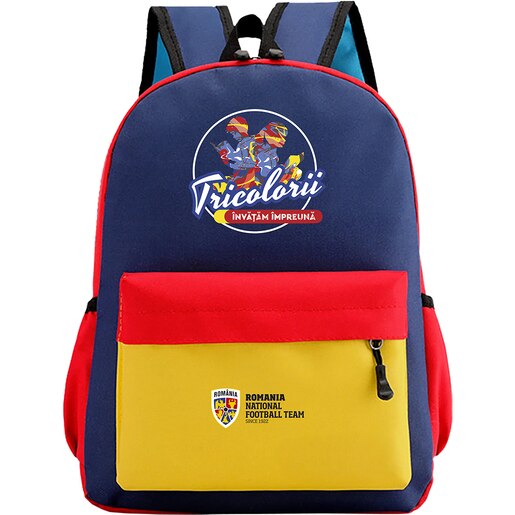 Ghiozdan ECHIPA NATIONALA DE FOTBAL A ROMANIEI, multicolor Ghiozdan ECHIPA NATIONALA DE FOTBAL A ROMANIEI, multicolor