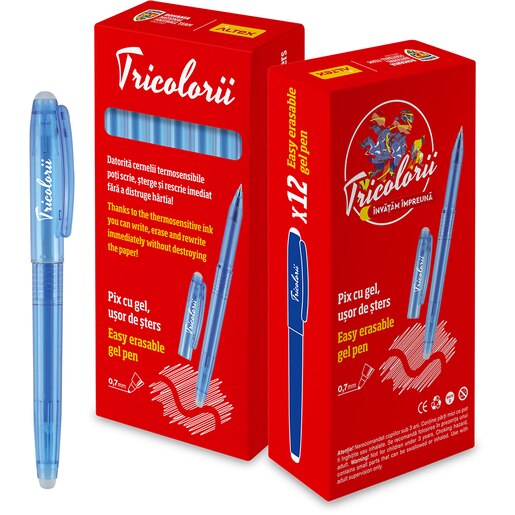 Set 12 pixuri cu gel ECHIPA NATIONALA DE FOTBAL A ROMANIEI, 0.7mm, albastru Set 12 pixuri cu gel ECHIPA NATIONALA DE FOTBAL A ROMANIEI, 0.7mm, albastru