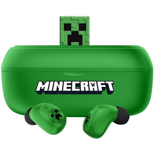 Casti pentru copii OTL Minecraft 3D Character, Bluetooth, In-ear, Microfon, verde Casti pentru copii OTL Minecraft 3D Character, Bluetooth, In-ear, Microfon, verde