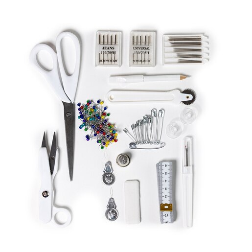 Set croitorie SINGER 7883, 134 piese, multicolor Set croitorie SINGER 7883, 134 piese, multicolor