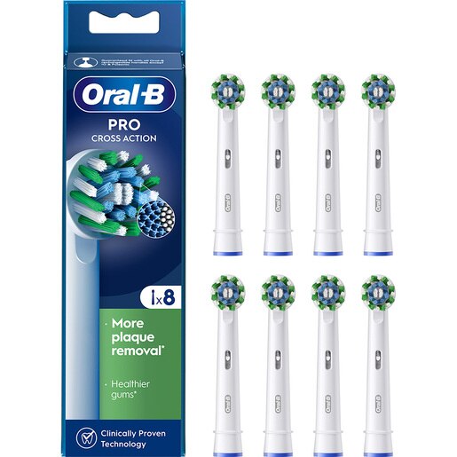 Rezerve periuta de dinti electrica ORAL-B Pro Cross Action, 8buc Rezerve periuta de dinti electrica ORAL-B Pro Cross Action, 8buc