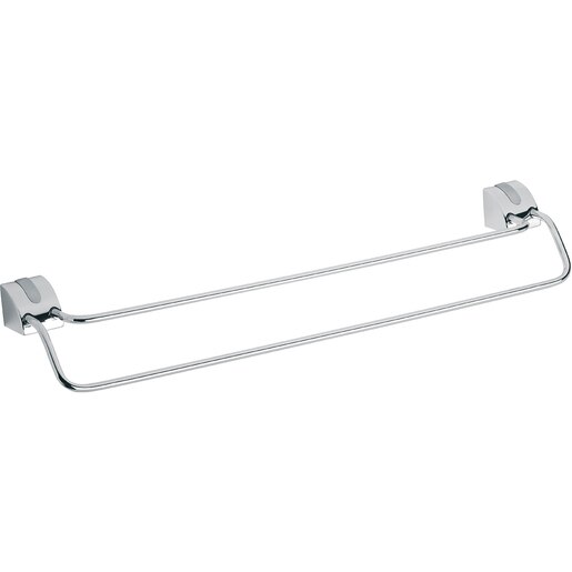 Suport prosop dublu tip bara FERRO Cascata E10, 60 cm, crom Suport prosop dublu tip bara FERRO Cascata E10, 60 cm, crom