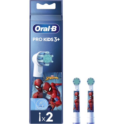 Rezerve periuta de dinti electrica pentru copii ORAL-B Pro Kids Spiderman, 2buc Rezerve periuta de dinti electrica pentru copii ORAL-B Pro Kids Spiderman, 2buc