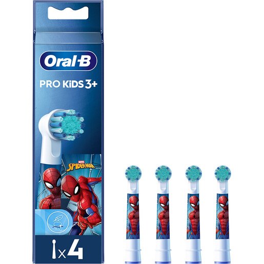 Rezerve periuta de dinti electrica pentru copii ORAL-B Pro Kids Spiderman, 4buc Rezerve periuta de dinti electrica pentru copii ORAL-B Pro Kids Spiderman, 4buc
