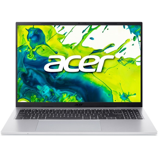 Laptop ACER Aspire Go 16 AG16-71P-77TD, Intel Core 7 150U pana la 5.4GHz, 16" WUXGA, 32GB, SSD 1TB, Intel Graphics, Free Dos, Pure Silver Laptop ACER Aspire Go 16 AG16-71P-77TD, Intel Core 7 150U pana la 5.4GHz, 16" WUXGA, 32GB, SSD 1TB, Intel Graphics, Free Dos, Pure Silver