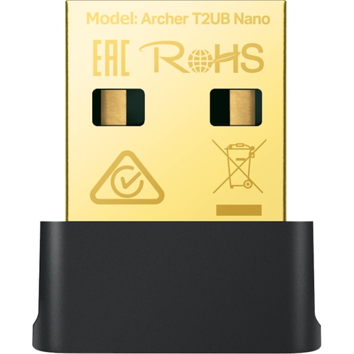 Adaptor nano USB Wireless TP-LINK Archer T2UB Nano AC600, Dual-Band 200 + 433 Mbps, v4.2, negru Adaptor nano USB Wireless TP-LINK Archer T2UB Nano AC600, Dual-Band 200 + 433 Mbps, v4.2, negru