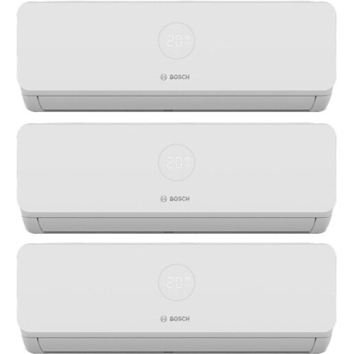 Sistem aer conditionat pentru 3 incaperi BOSCH Climate 3200i, 3x12000 BTU, A++/A+, Inverter, Unitate externa 27000 BTU, Afisaj, alb Sistem aer conditionat pentru 3 incaperi BOSCH Climate 3200i, 3x12000 BTU, A++/A+, Inverter, Unitate externa 27000 BTU, Afisaj, alb