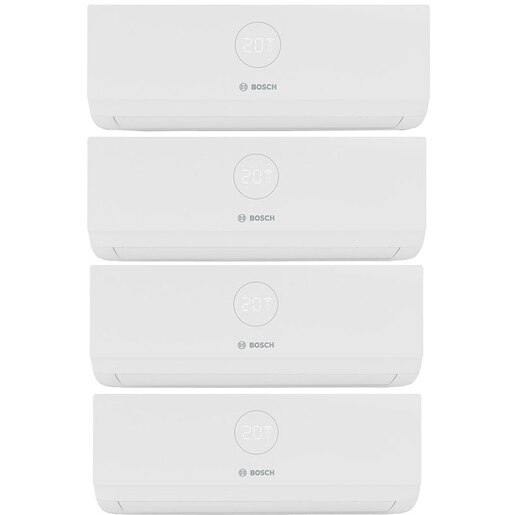 Sistem aer conditionat pentru 4 incaperi BOSCH 36I3, 3 x 9000BTU/1 x 12000BTU, A++/A+, Inverter, Afisaj, alb Sistem aer conditionat pentru 4 incaperi BOSCH 36I3, 3 x 9000BTU/1 x 12000BTU, A++/A+, Inverter, Afisaj, alb