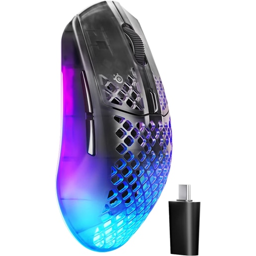 Mouse Gaming Wireless STEELSERIES Aerox 3 Gen 2, 26000 dpi, Shadow Mouse Gaming Wireless STEELSERIES Aerox 3 Gen 2, 26000 dpi, Shadow