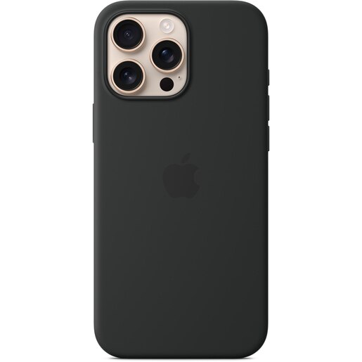 Husa telefon APPLE iPhone 16 Pro Max Silicone Case cu MagSafe - Black, MYYT3ZM/A Husa telefon APPLE iPhone 16 Pro Max Silicone Case cu MagSafe - Black, MYYT3ZM/A
