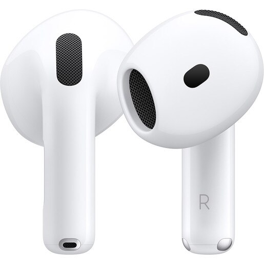 Casti APPLE AirPods 4, True Wireless, Bluetooth, In-Ear, Microfon, Noise Cancelling, Carcasa Incarcare USB-C, alb Casti APPLE AirPods 4, True Wireless, Bluetooth, In-Ear, Microfon, Noise Cancelling, Carcasa Incarcare USB-C, alb