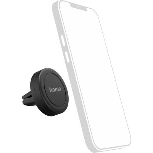 Suport auto universal HAMA Magnet 201517, ventilatie, negru Suport auto universal HAMA Magnet 201517, ventilatie, negru