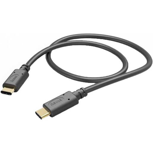 Cablu date HAMA 201589, USB-C - USB-C , 1m, negru Cablu date HAMA 201589, USB-C - USB-C , 1m, negru