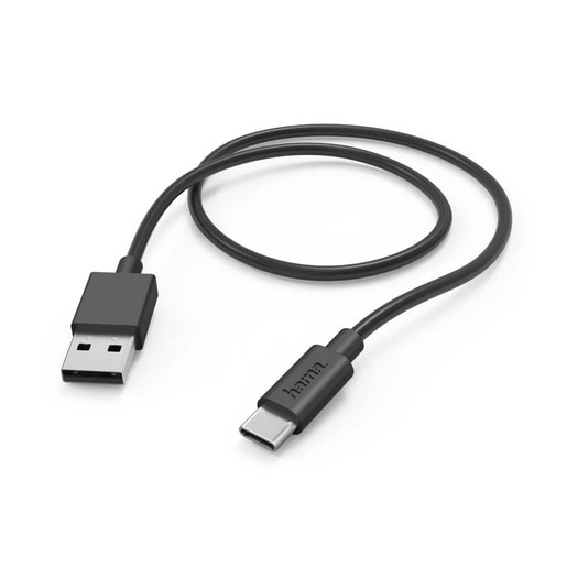 Cablu date HAMA 201594, USB-A - USB-C, 1m, negru Cablu date HAMA 201594, USB-A - USB-C, 1m, negru