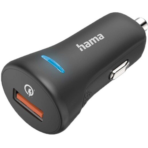 Incarcator auto HAMA 201633, USB-A, Qualcomm Quick Charge 3.0, negru Incarcator auto HAMA 201633, USB-A, Qualcomm Quick Charge 3.0, negru