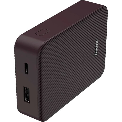 Baterie externa HAMA Colour 10 201712, 10000mAh, 1xUSB-C, 1xUSB-A, mov Baterie externa HAMA Colour 10 201712, 10000mAh, 1xUSB-C, 1xUSB-A, mov