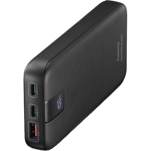 Baterie externa HAMA PD10 201719, 20000mAh, 2xUSB-C, 1xUSB-A, gri Baterie externa HAMA PD10 201719, 20000mAh, 2xUSB-C, 1xUSB-A, gri