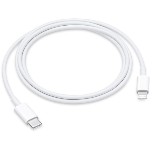 Cablu date APPLE MUQ93ZM/A, USB-C - Lightning, 1m, alb Cablu date APPLE MUQ93ZM/A, USB-C - Lightning, 1m, alb