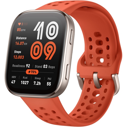 Smartwatch AMAZFIT Bip 6, GPS, Android/iOS, Red Smartwatch AMAZFIT Bip 6, GPS, Android/iOS, Red