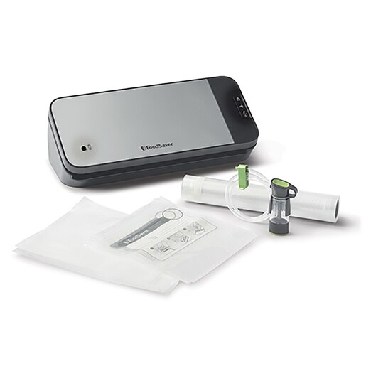 Aparat de vidat FOODSAVER VS2190X-01, 110W, argintiu-negru Aparat de vidat FOODSAVER VS2190X-01, 110W, argintiu-negru