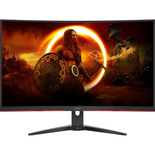 Monitor Gaming curbat LED VA AOC C32G2ZE/BK, 31.5" Full HD, 240Hz, FreeSync Premium, Flicker Free, negru Monitor Gaming curbat LED VA AOC C32G2ZE/BK, 31.5" Full HD, 240Hz, FreeSync Premium, Flicker Free, negru