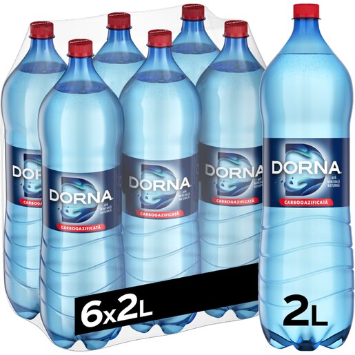 Apa minerala carbogazoasa DORNA bax 2L x 6 sticle Apa minerala carbogazoasa DORNA bax 2L x 6 sticle