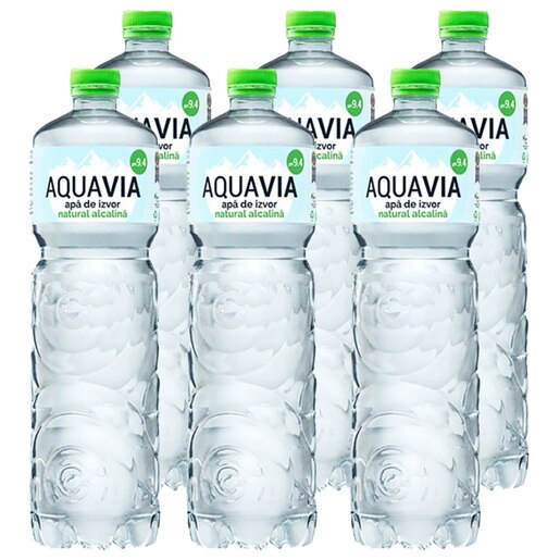 Apa plata alcalina AQUAVIA bax 1L x 6 sticle Apa plata alcalina AQUAVIA bax 1L x 6 sticle
