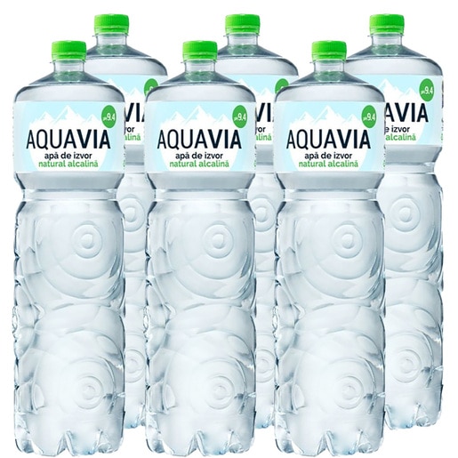 Apa plata alcalina AQUAVIA bax 2L x 6 sticle Apa plata alcalina AQUAVIA bax 2L x 6 sticle