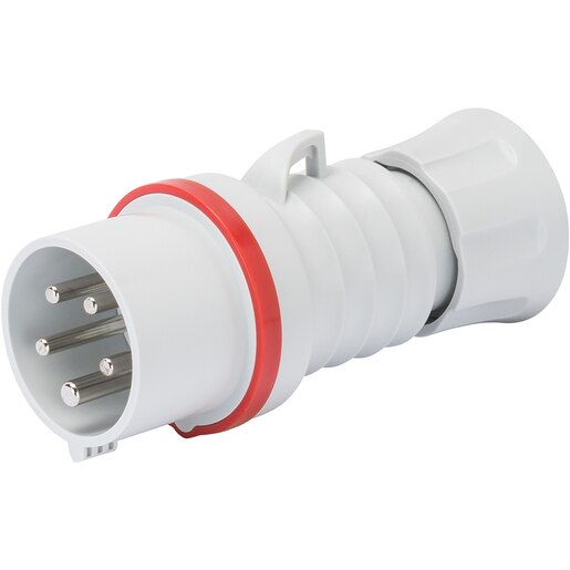 Fisa industriala GEWISS GW60020H, 3P+N+E, 32 A, IP44, alb Fisa industriala GEWISS GW60020H, 3P+N+E, 32 A, IP44, alb