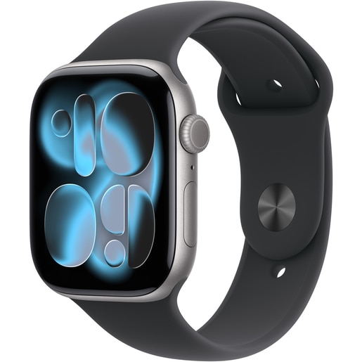 Apple Watch 11, GPS, 42 mm, Space Grey Aluminium Case, Black Sport Band - M/L Apple Watch 11, GPS, 42 mm, Space Grey Aluminium Case, Black Sport Band - M/L