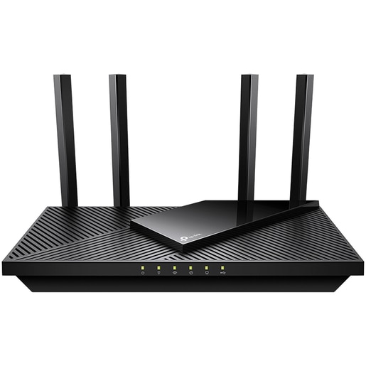Router Wireless Gigabit TP-LINK Archer AX55 Pro, AX3000, Wi-Fi 6, Dual-Band 574+2402 Mbps, negru Router Wireless Gigabit TP-LINK Archer AX55 Pro, AX3000, Wi-Fi 6, Dual-Band 574+2402 Mbps, negru