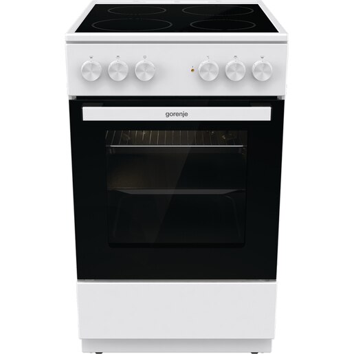 Aragaz GORENJE GEC5A12WG-B, 4 arzatoare, Electric, L 50 cm, alb Aragaz GORENJE GEC5A12WG-B, 4 arzatoare, Electric, L 50 cm, alb