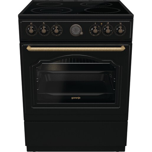 Aragaz GORENJE GECS6B71CLB, 4 arzatoare, Electric, L 60 cm, negru Aragaz GORENJE GECS6B71CLB, 4 arzatoare, Electric, L 60 cm, negru