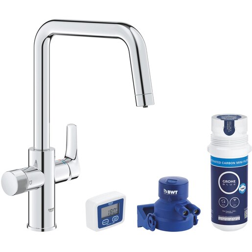 Baterie bucatarie GROHE Blue Pure Start 30596000, alama sanitara, crom Baterie bucatarie GROHE Blue Pure Start 30596000, alama sanitara, crom