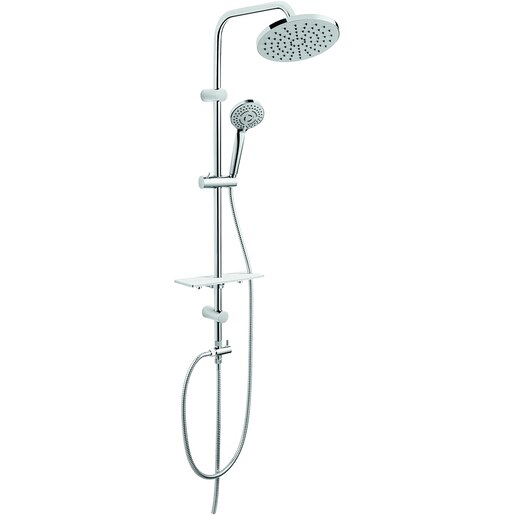 Sistem dus FERRO Rondo Lux NP23, 3 functii, argintiu Sistem dus FERRO Rondo Lux NP23, 3 functii, argintiu