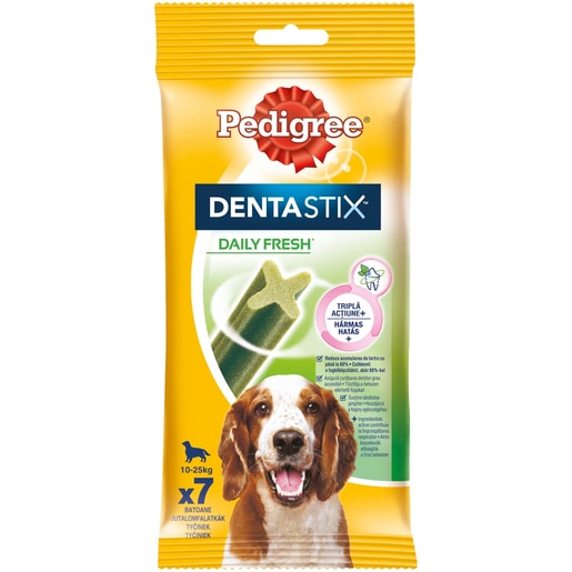Recompensa pentru caini PEDIGREE DentaStix Eucalipt M, 180 g Recompensa pentru caini PEDIGREE DentaStix Eucalipt M, 180 g