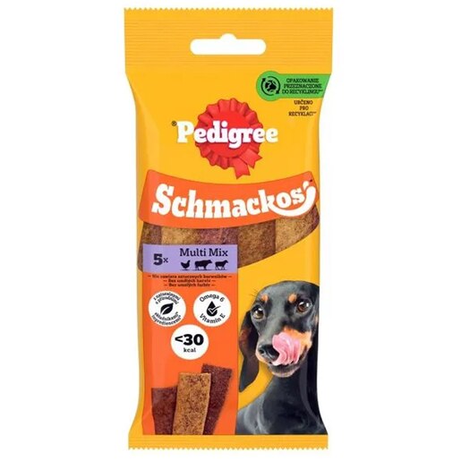 Recompensa pentru caini PEDIGREE Schmackos, Vita si Pasare, 36 g Recompensa pentru caini PEDIGREE Schmackos, Vita si Pasare, 36 g