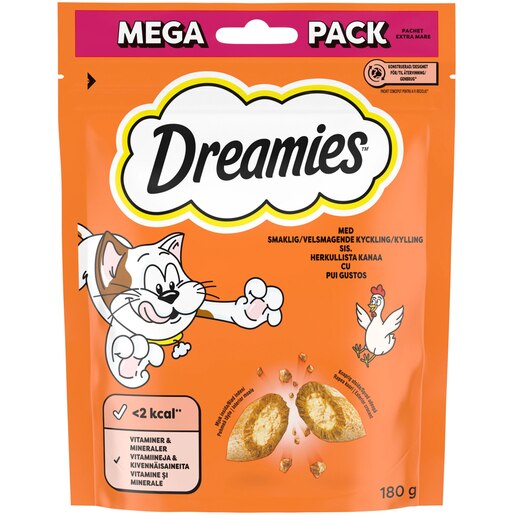 Recompense pentru pisici DREAMIES, Pui, 4 x 180 g Recompense pentru pisici DREAMIES, Pui, 4 x 180 g