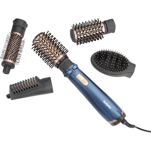 Perie rotativa BABYLISS AS966ROE, 1000W, 2 trepte temperatura, albastru Perie rotativa BABYLISS AS966ROE, 1000W, 2 trepte temperatura, albastru