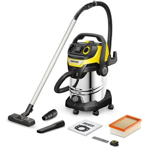 Aspirator multifunctional KARCHER WD 7 Control P S 30/6/35/T 1.628-385.0, 30l, 1400W, 73dB, argintiu-negru Aspirator multifunctional KARCHER WD 7 Control P S 30/6/35/T 1.628-385.0, 30l, 1400W, 73dB, argintiu-negru
