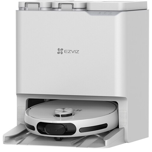 Aspirator robot EZVIZ RS20 Pro, 0.4l, 20V, autonomie max 220 min, Wi-Fi, functie mop, alb Aspirator robot EZVIZ RS20 Pro, 0.4l, 20V, autonomie max 220 min, Wi-Fi, functie mop, alb