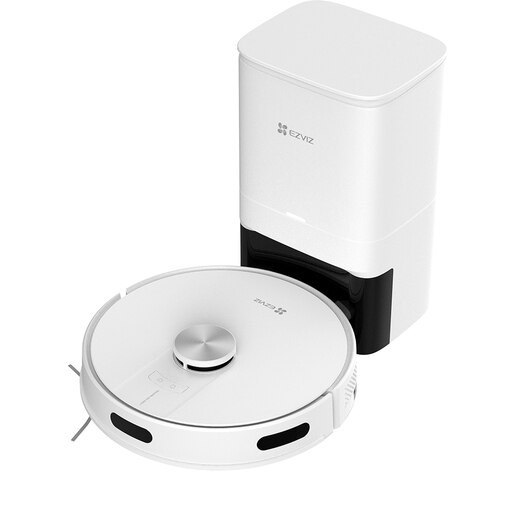 Aspirator robot EZVIZ RE4 Plus, 0.35l, 24.1V, autonomie max 240 min, Wi-Fi, functie mop, alb Aspirator robot EZVIZ RE4 Plus, 0.35l, 24.1V, autonomie max 240 min, Wi-Fi, functie mop, alb